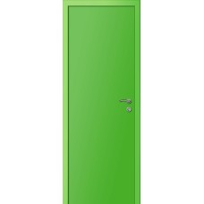 Двери Капель Multicolor ПВХ ДГ эмаль RAL 6018 зелёный