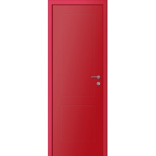 Двери Капель Multicolor ПВХ Ф2К эмаль RAL3020 красный