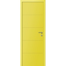 Двери Капель Multicolor ПВХ Ф4Г эмаль RAL1018 желтый