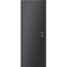 Двери Капель Multicolor ПВХ Ф4Г эмаль RAL7021 графит